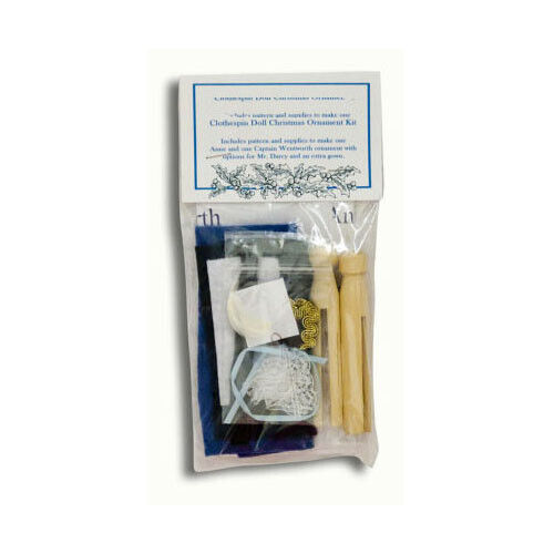 KIT Beatrix Potter Clothespin Peg Doll Christmas Ornament Kit