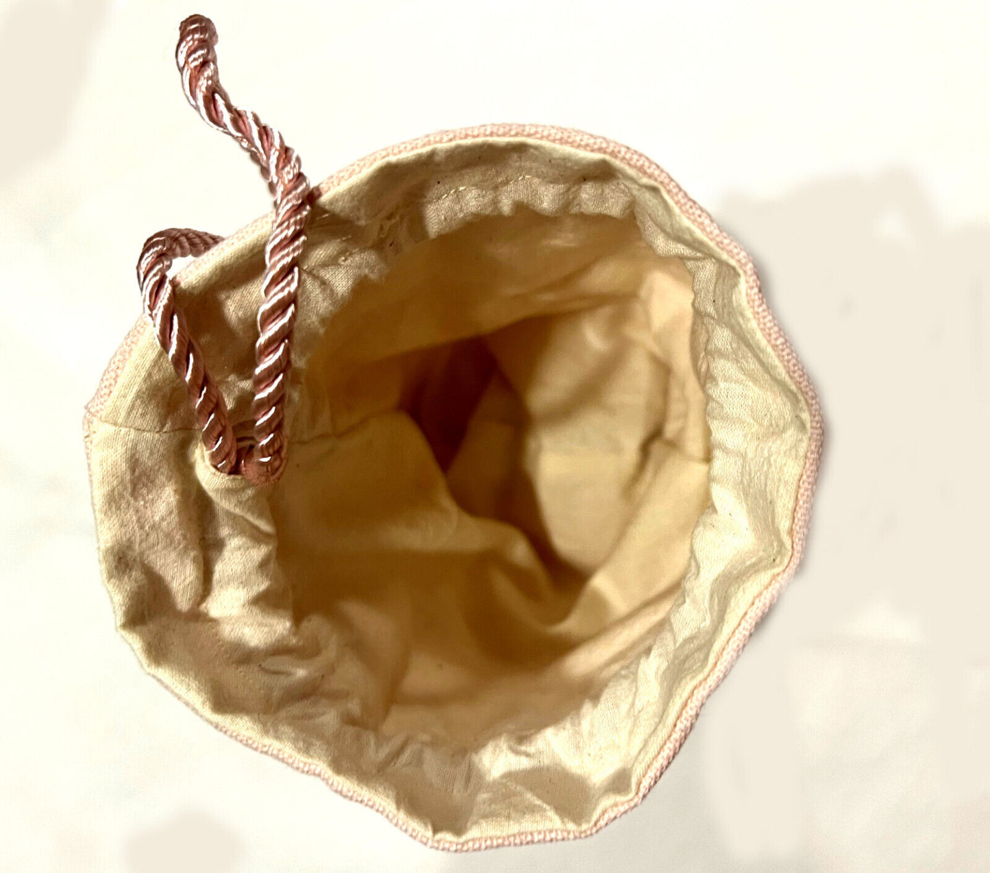 Austentation Regency/Victorian Reticule Purse: White and Gold