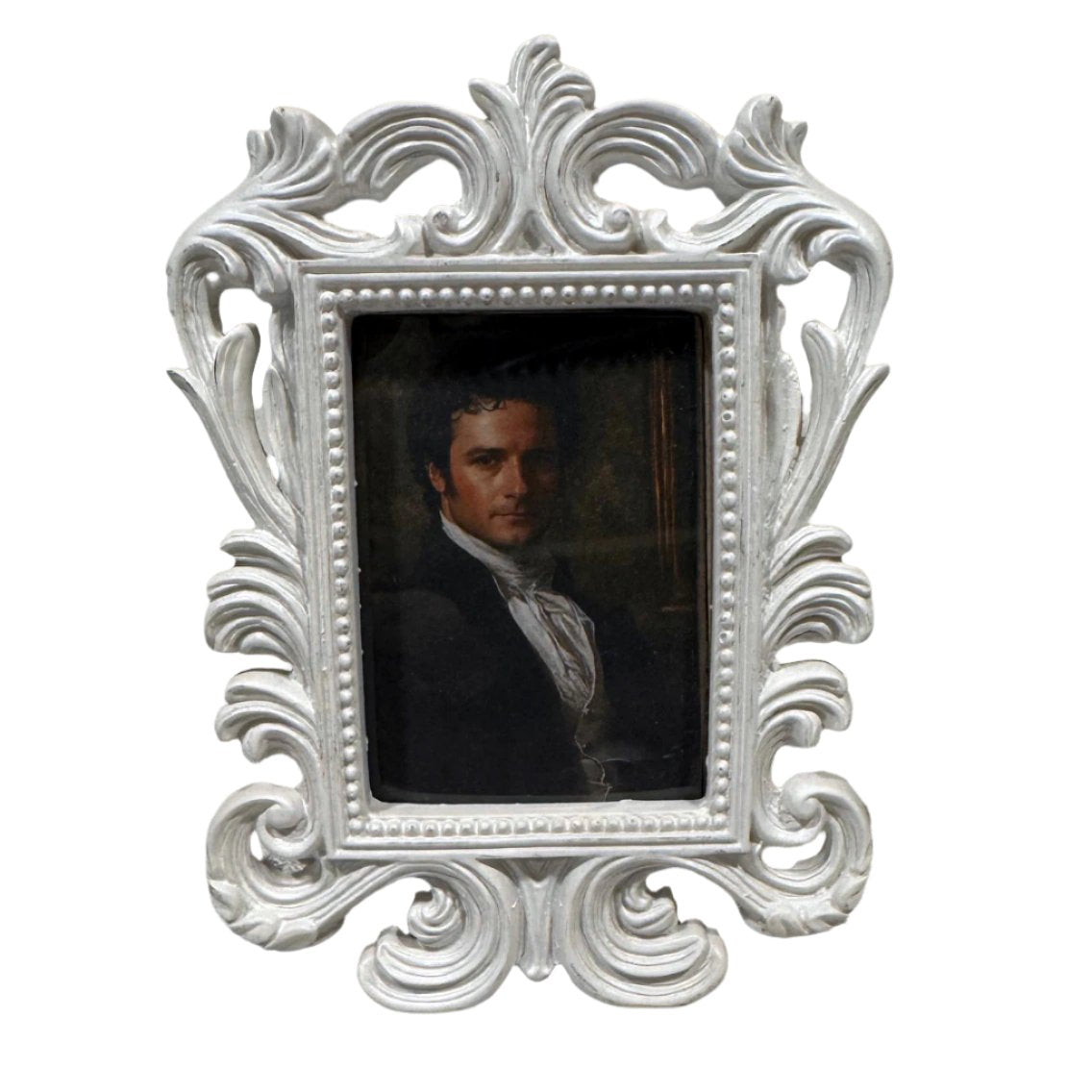 Original Portrait of Colin Firth as Mr. Darcy, framed