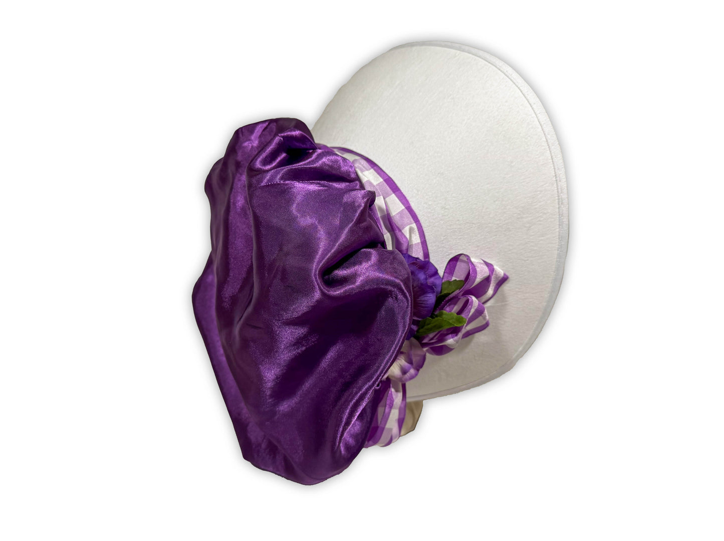 Purple Pansey Felt Bonnet: Think Spring