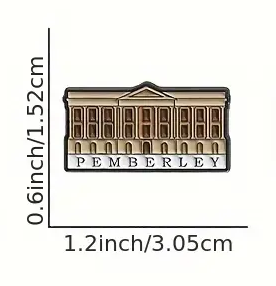 Pemberley (Lyme Park) Enamel Pin