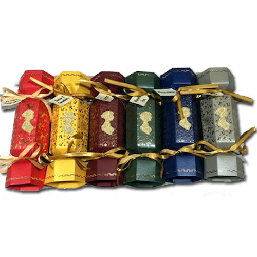 Austentation set of 6 Novel Themed Jane Austne Christmas Cracker Favors 