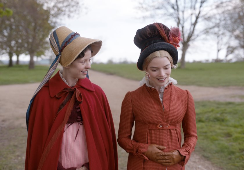 Eliza: Regency Poke Bonnet with Two ribbons & flowers