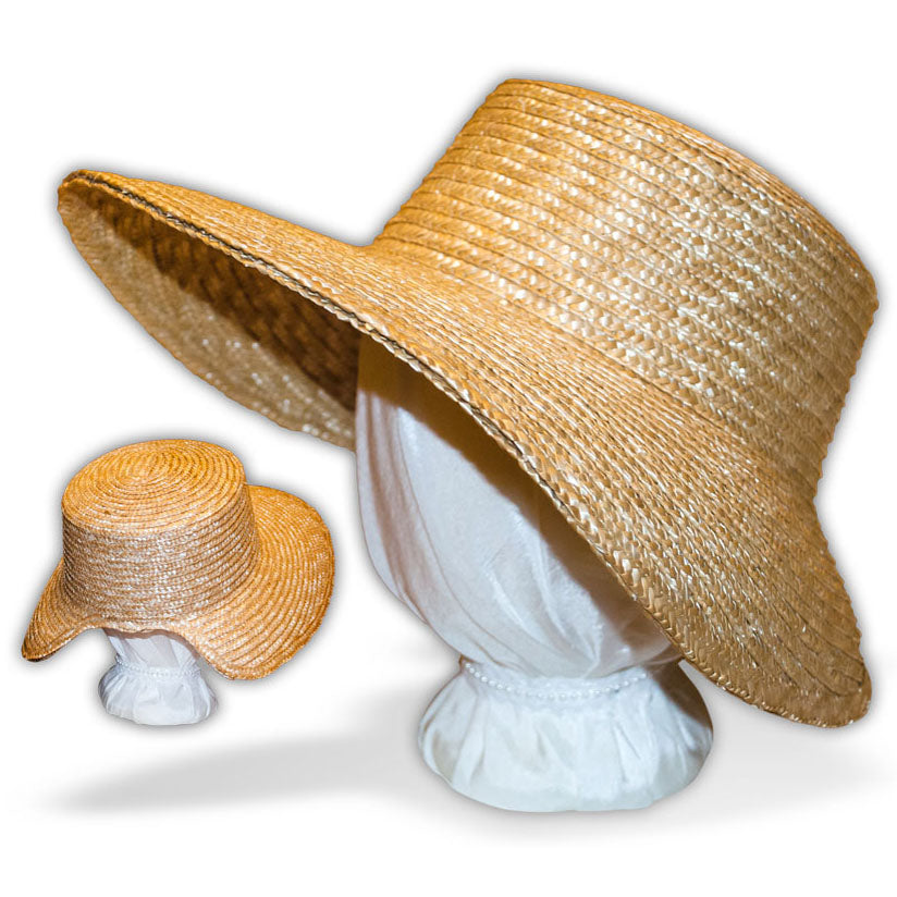 Plain Lucy: 1812 Regency Straw Bonnet