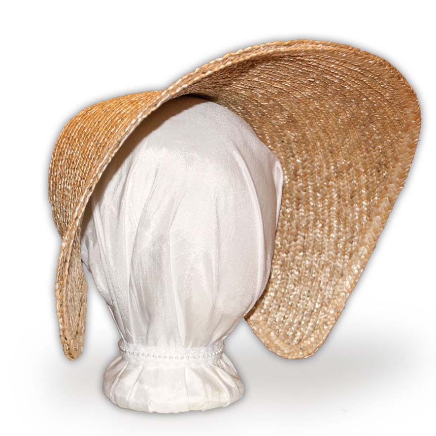 Belle: High Crowned Victorian Spoon Bonnet